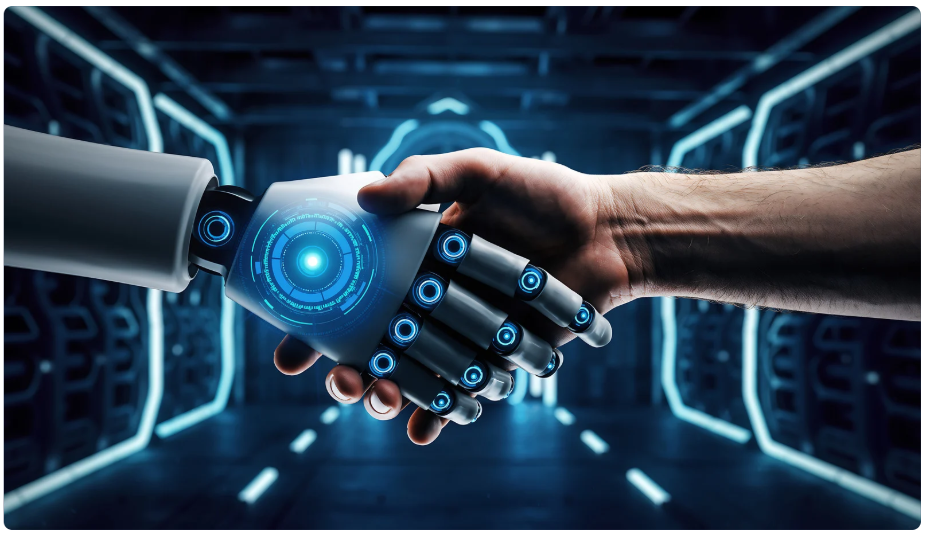 Human–AI collaboration illustration showing Snowflake’s analyst-friendly product experience, where intuitive tools and familiar SQL empower analysts to work directly with data without heavy engineering effort. i-radius