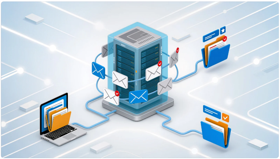 AI-assisted analytics illustration showing how natural language querying and automated insights rely on trusted, governed data to deliver proactive, reliable business intelligence. i-radius