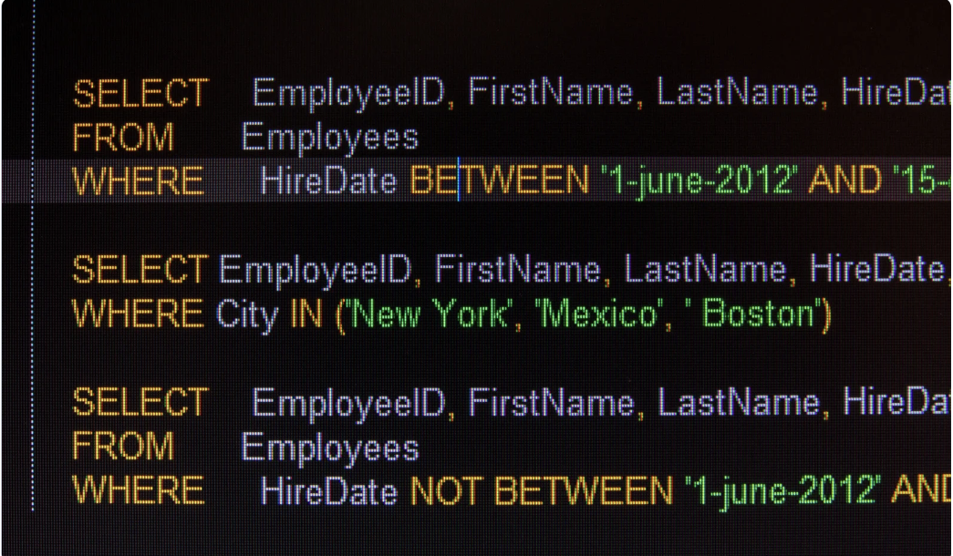 SQL queries highlighting the repetitive manual work analysts do for every unique data request.  i-radius
