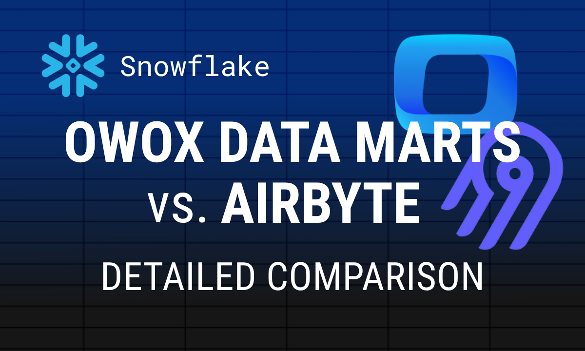 OWOX Data Marts vs Airbyte for Snowflake