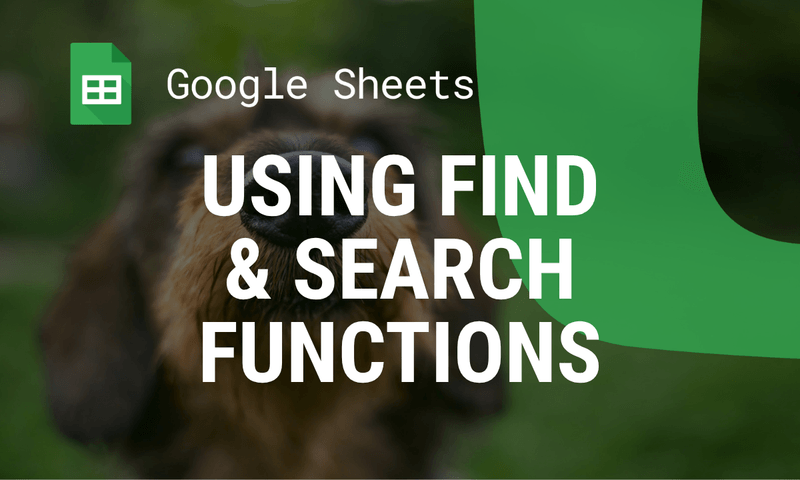 FIND and SEARCH Functions in Google Sheets in 2025