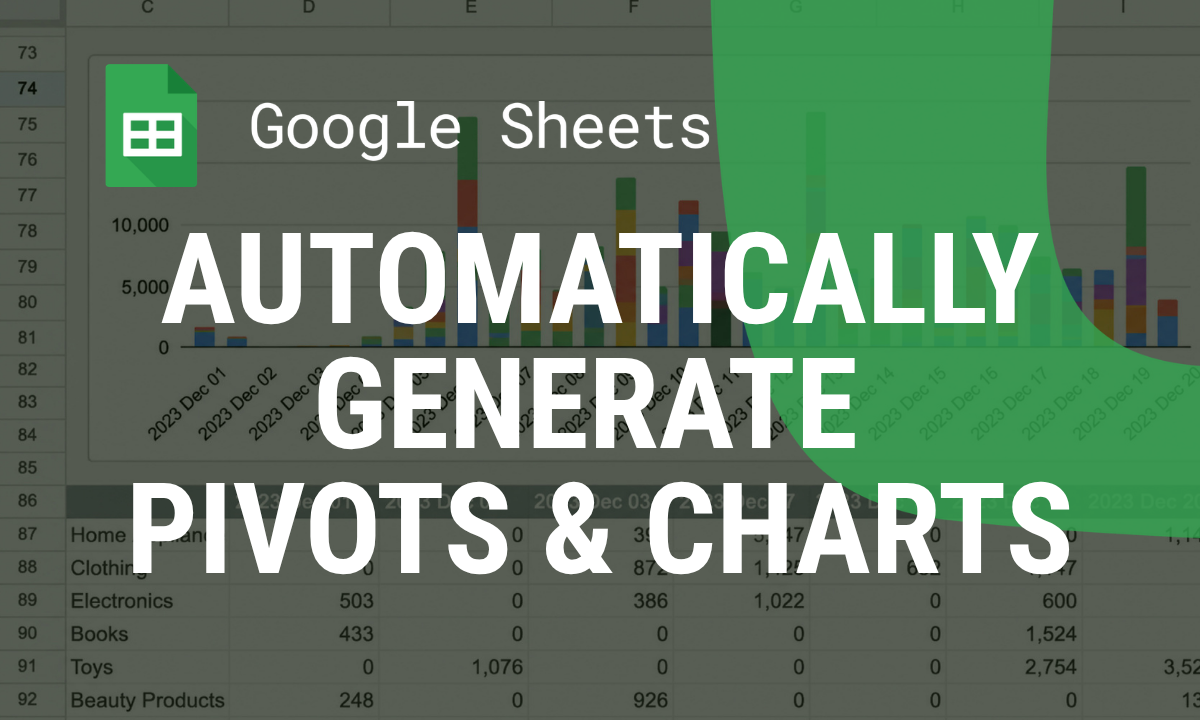 Auto-generate pivot tables and charts in Google Sheets using OWOX BI Reports Extension. Simplify reporting, focus on insights, and boost efficiency