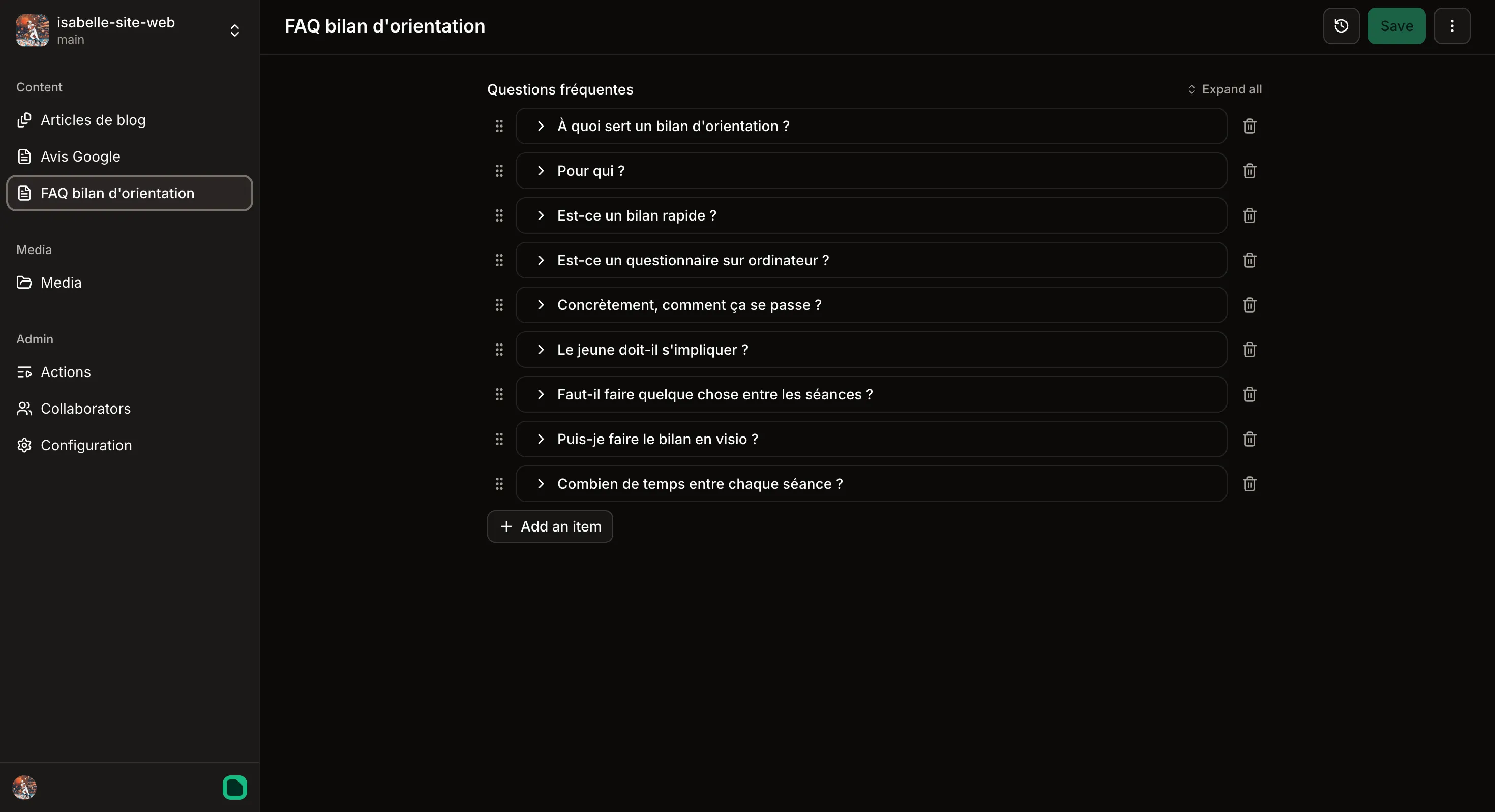 Capture d’écran numéro 6 du projet