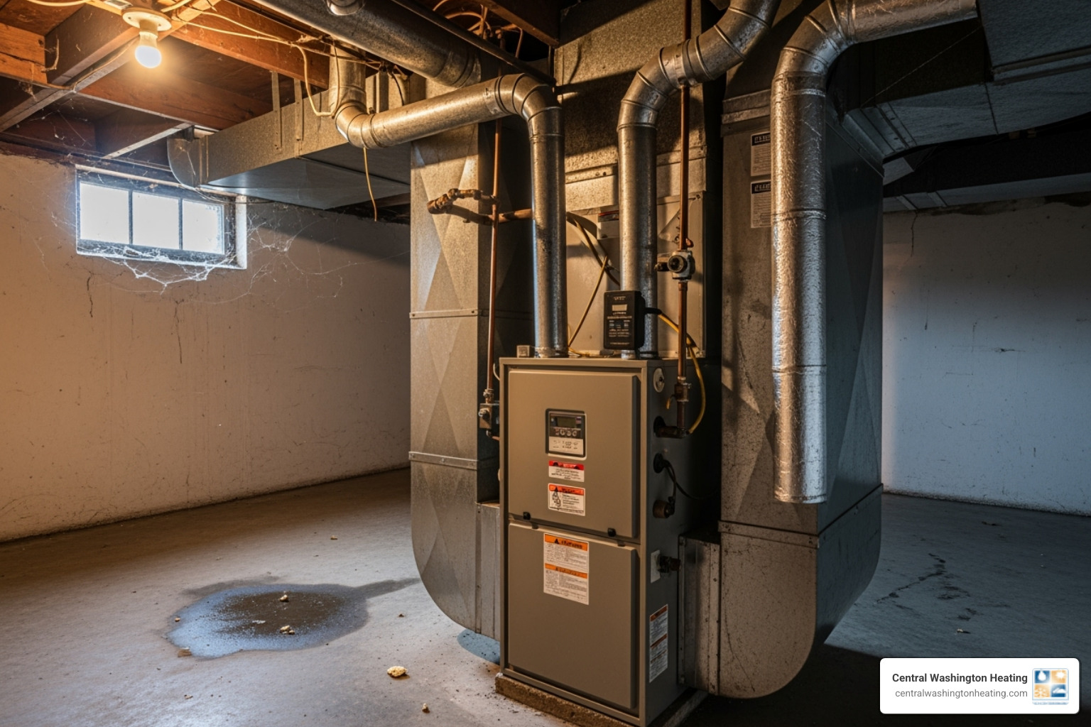 Furnace smells like gas: 1 Critical Warning.