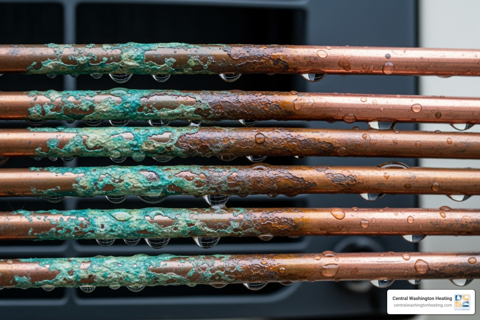 Corroded refrigerant lines - AC refrigerant leak