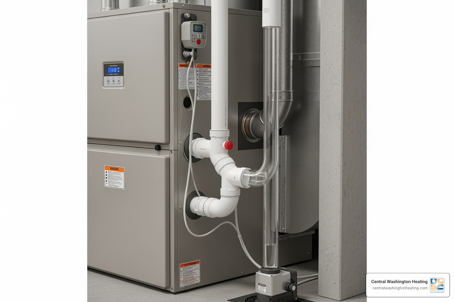 furnace condensate drain line - furnace blowing cold air in chelan, wa