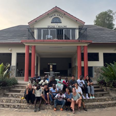 Picture taken after one of the Bible study group nights