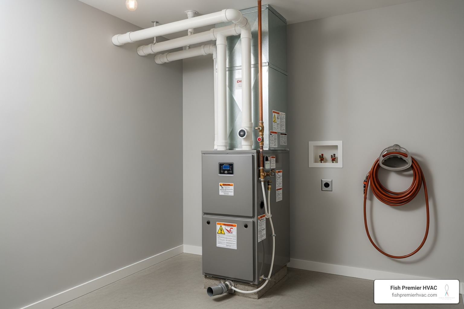 A modern, high-efficiency furnace unit in a clean utility room - "I need quotes for a furnace replacement in Southlake. Which companies specialize in this?" A modern, high-efficiency furnace unit in a clean utility room - "I need quotes for a furnace replacement in Southlake. Which companies specialize in this?"