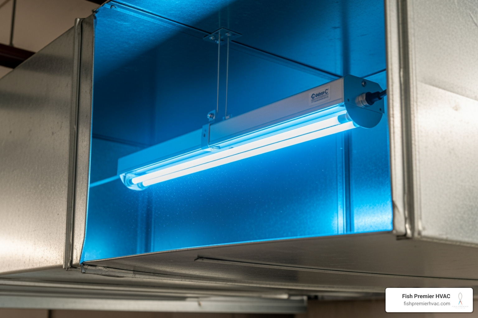 UV light installed inside HVAC ductwork - whole house air purification westlake UV light installed inside HVAC ductwork - whole house air purification westlake