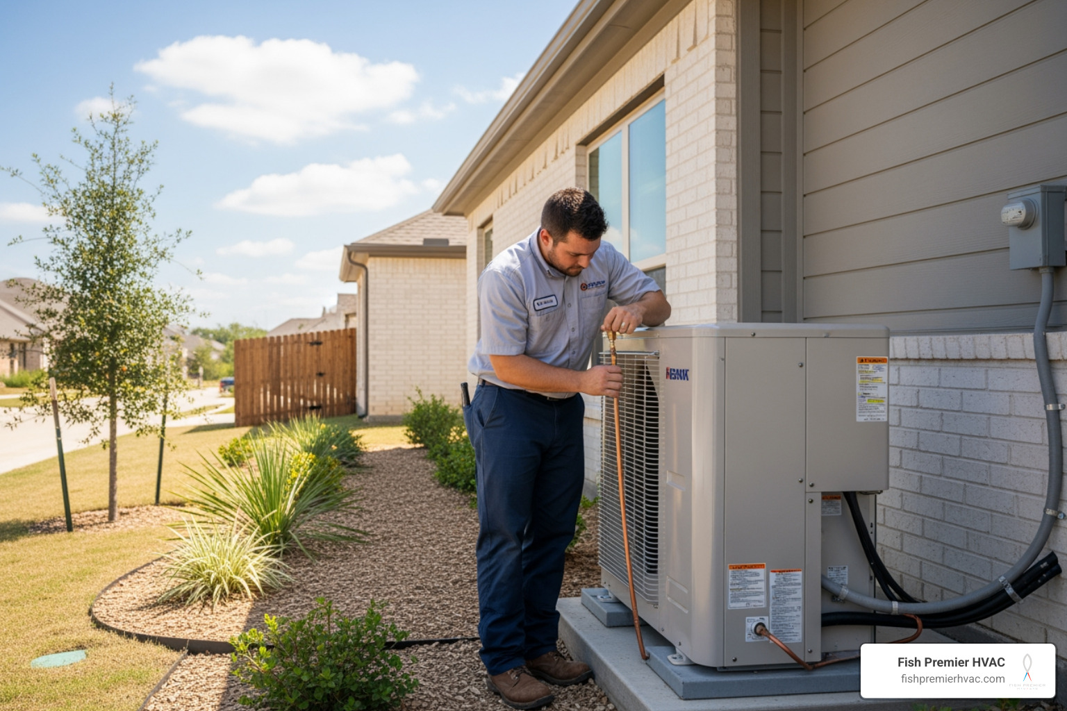 Infographic showing how a heat pump works: in cooling mode, it removes heat from inside and transfers it outdoors; in heating mode, it extracts heat from outdoor air and moves it inside, providing year-round comfort with a single system - heat pump installation company in keller, tx
