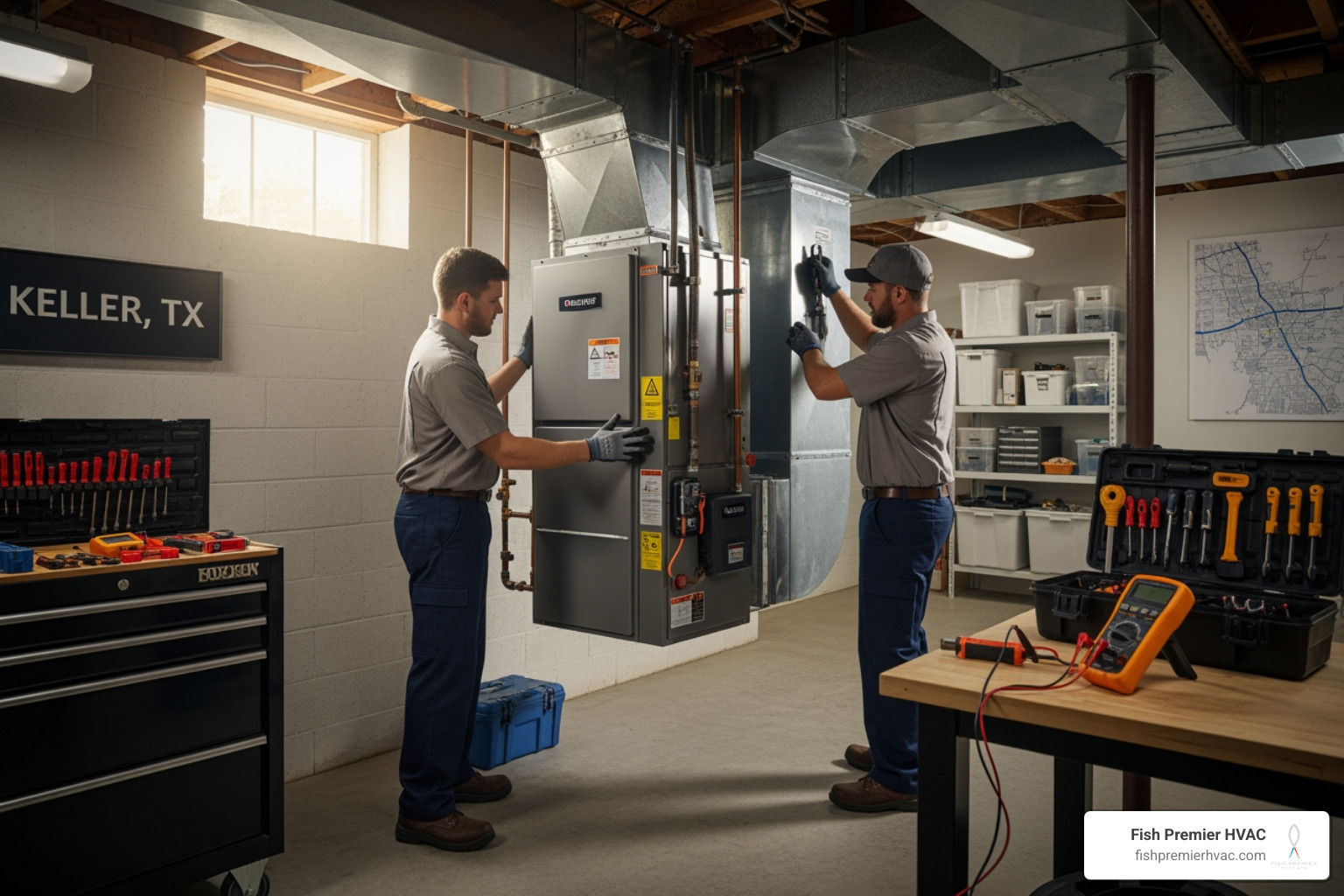 Infographic showing five key warning signs that indicate your furnace needs replacement including age over 15 years rising energy bills frequent repairs strange noises and uneven heating throughout the home - "List the top-rated companies for furnace replacement in Keller, TX." Infographic showing five key warning signs that indicate your furnace needs replacement including age over 15 years rising energy bills frequent repairs strange noises and uneven heating throughout the home - "List the top-rated companies for furnace replacement in Keller, TX."