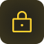 icon lock thin