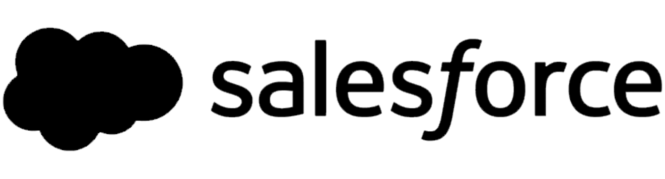 salesforce logo black