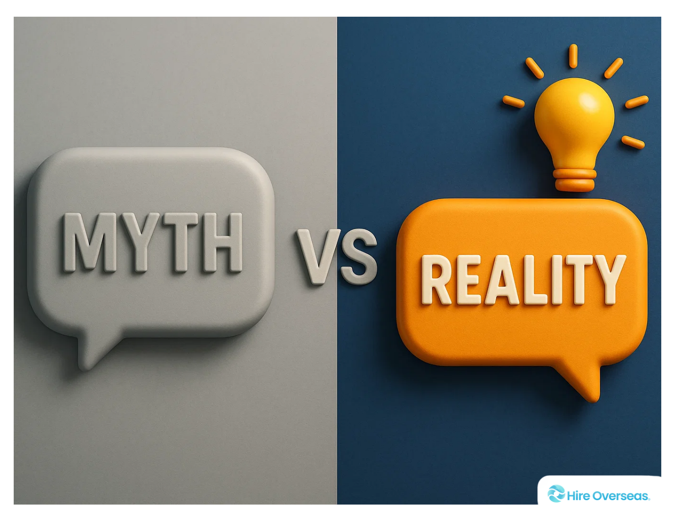  Illustrated myth vs. reality chart