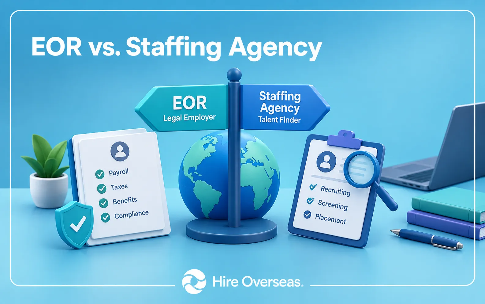 Employer of Record vs Staffing Agency: What's the Difference & Which Is Right in 2026?