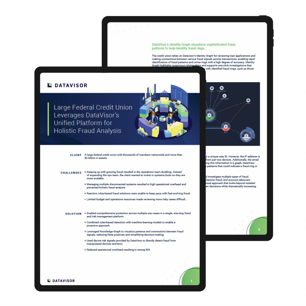 large federal union fights fraud case study cover image|Large Federal Credit Union Case Study Cover