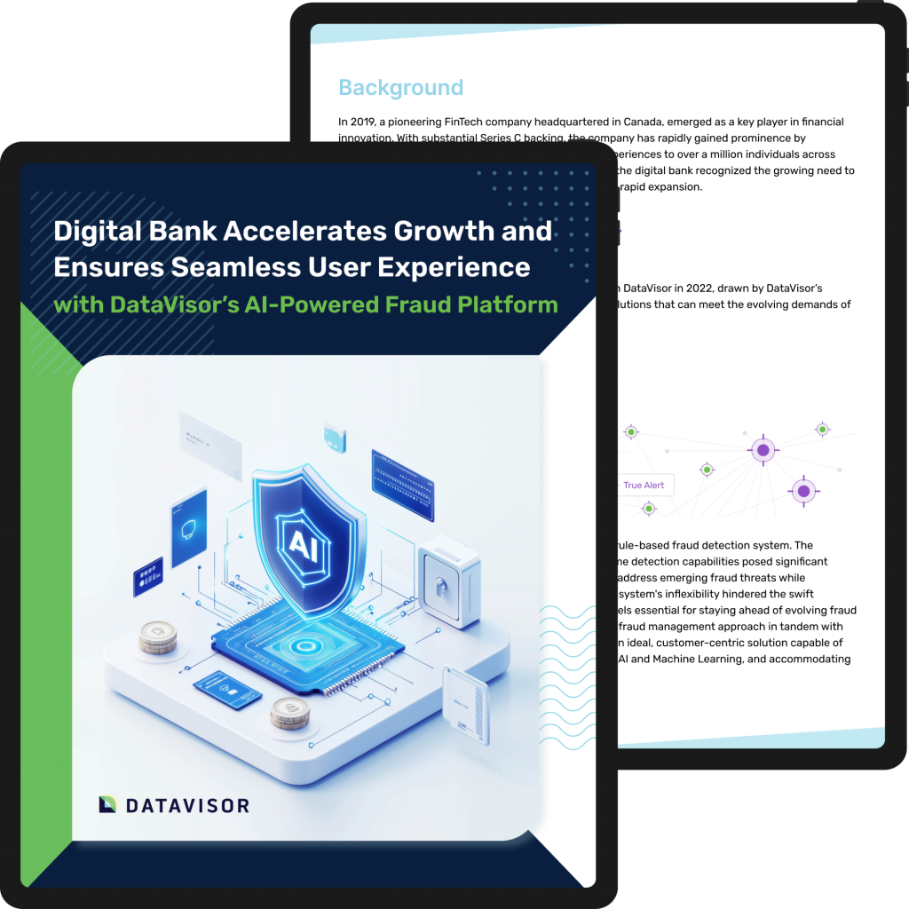 Digital Bank Accelerates Growth with AI-Powered Fraud detection platform. Banner image|Digital Bank Accelerates Growth with AI-Powered Fraud Platform-Thumbnail of Case Study|Digital Bank Accelerates Growth with AI-Powered Fraud detection platform. Banner image