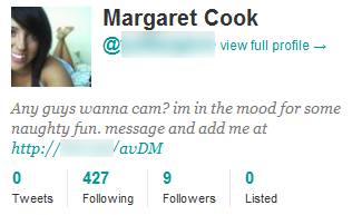 example spam account