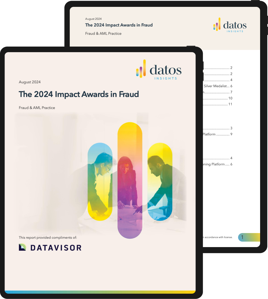 Datos 2024 Impact Awards in Fraud Transaction Monitoring - Featured Image