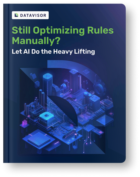 DataVisor's AI rule tuning solution brief feature image|DataVisor AI Rule Tuning Solution Brief: front page|DataVisor's AI-Rule Tuning (cover and intro page thumbnail)|DataVisor's ai rule tuning cover and intro page