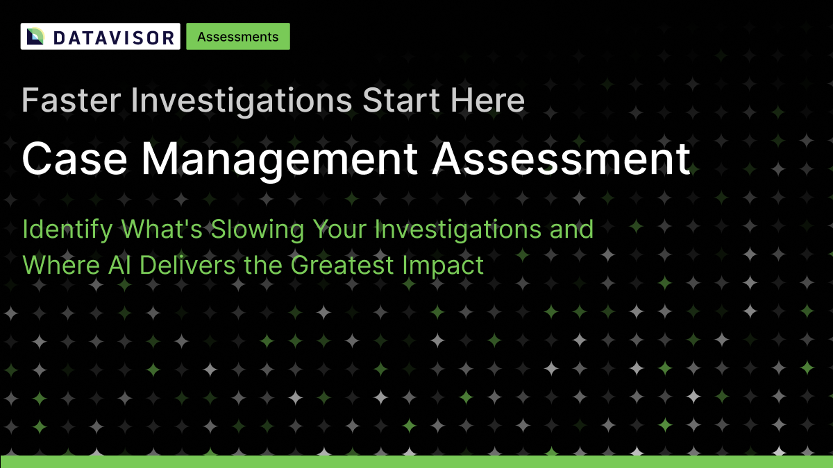 Case Management Assessment DataVisor _ Banner image