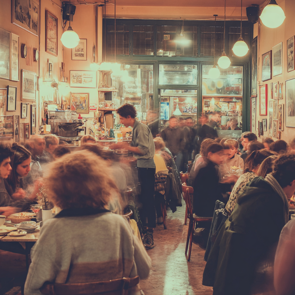 Busy Cafe to protect people from getting effected
