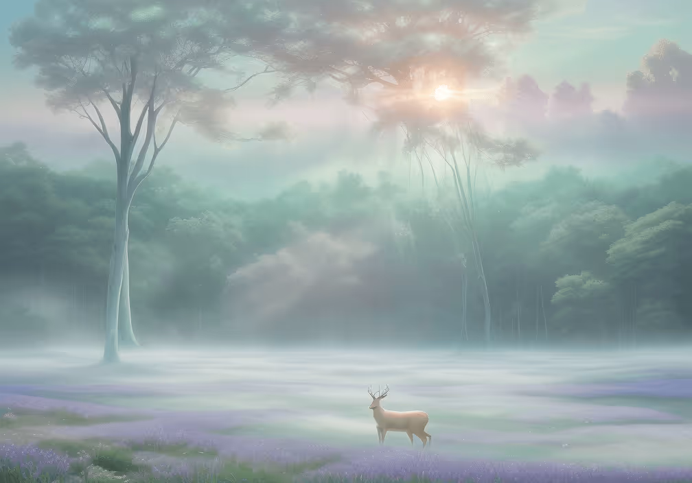Digital creativity blossoms like ethereal landscapes: Webflow's design harmonizes technology's potential with nature's elegant, transformative simplicity