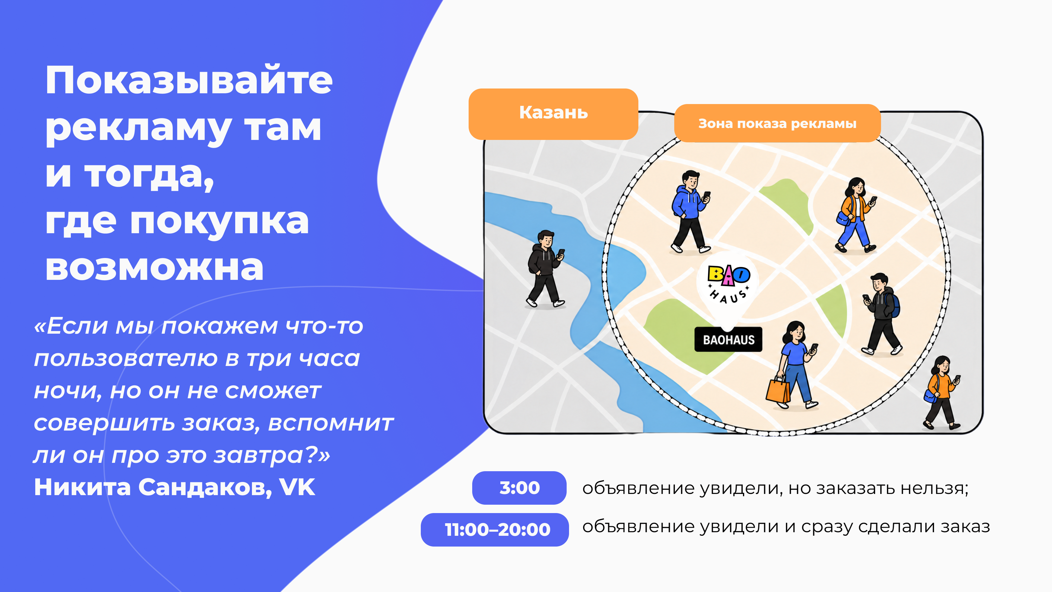 Настройка географии и времени показа рекламы для локального бизнеса в Казани