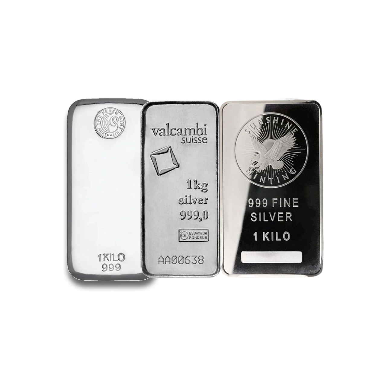 1 kg Silver Bars