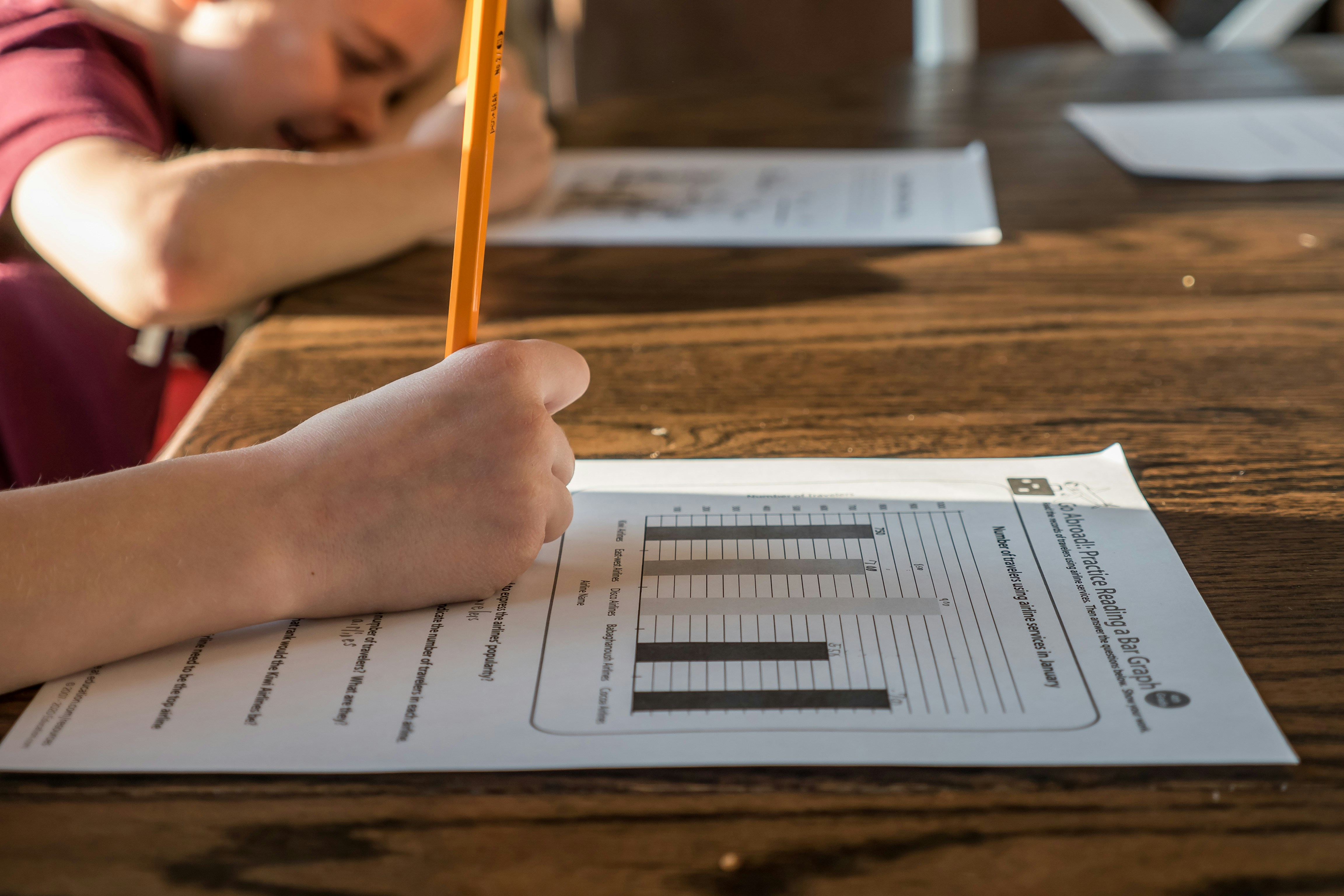 Write on the sheet