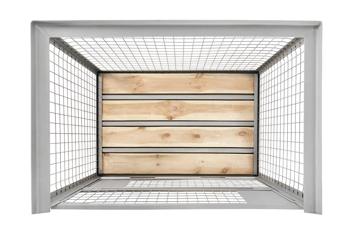 Gitterbox von oben ganz