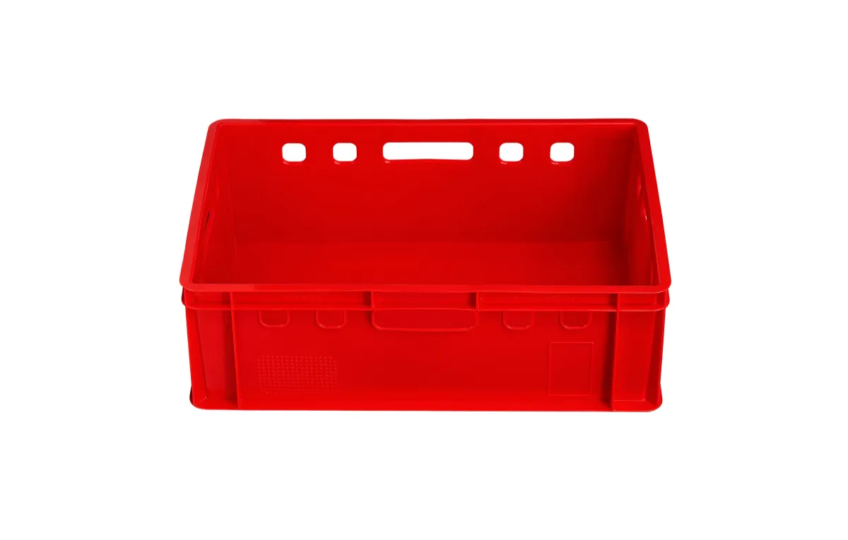 E2-Kiste rot seitlich diagonal