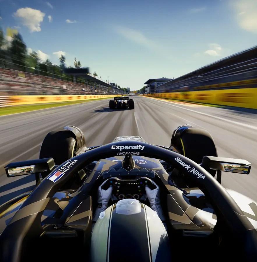 Formula 1 race on track