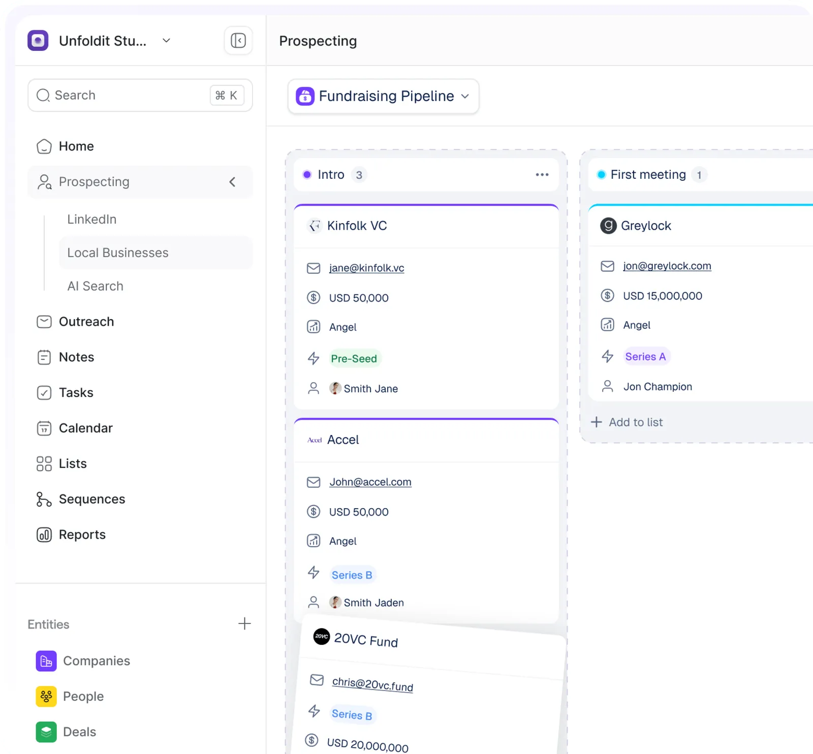 sales dashboard