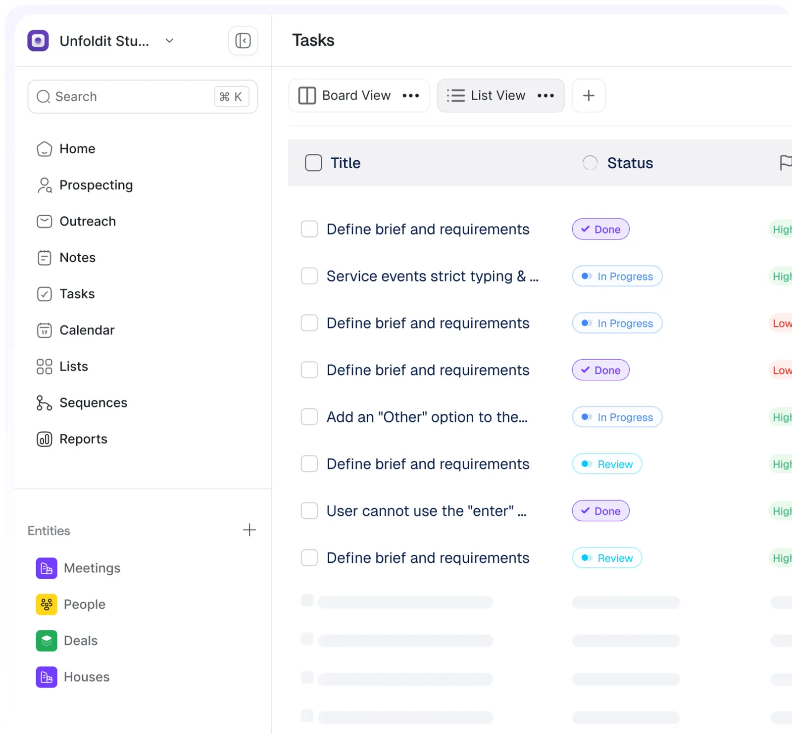 sales dashboard
