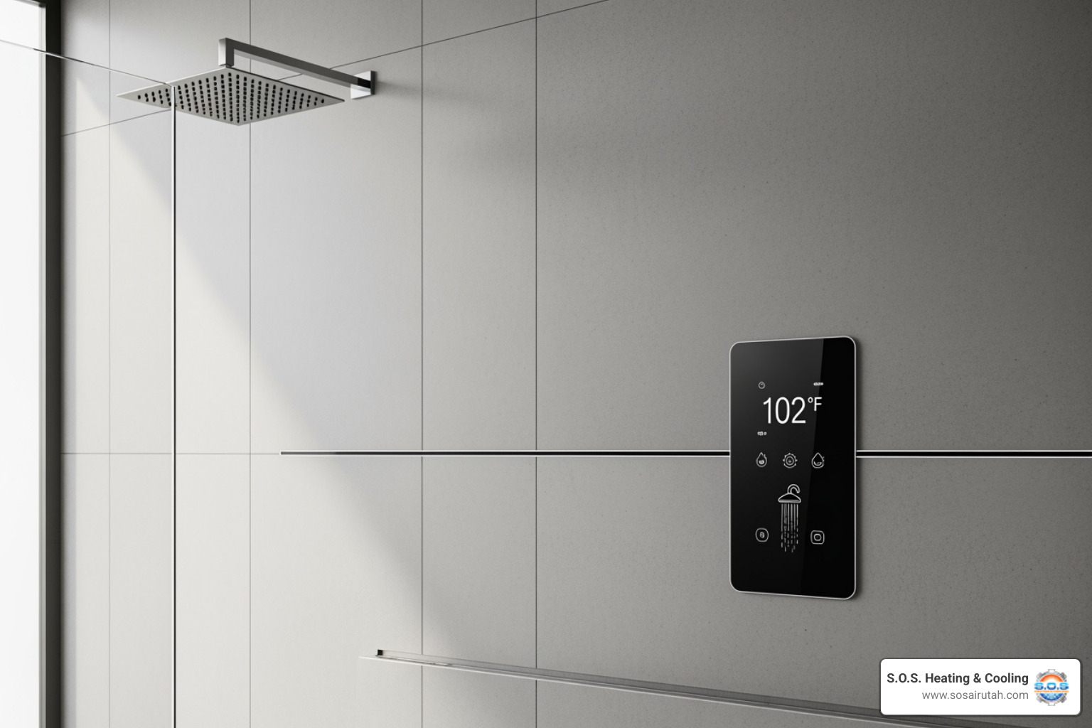 smart shower system - bathroom remodel showroom utah provo orem