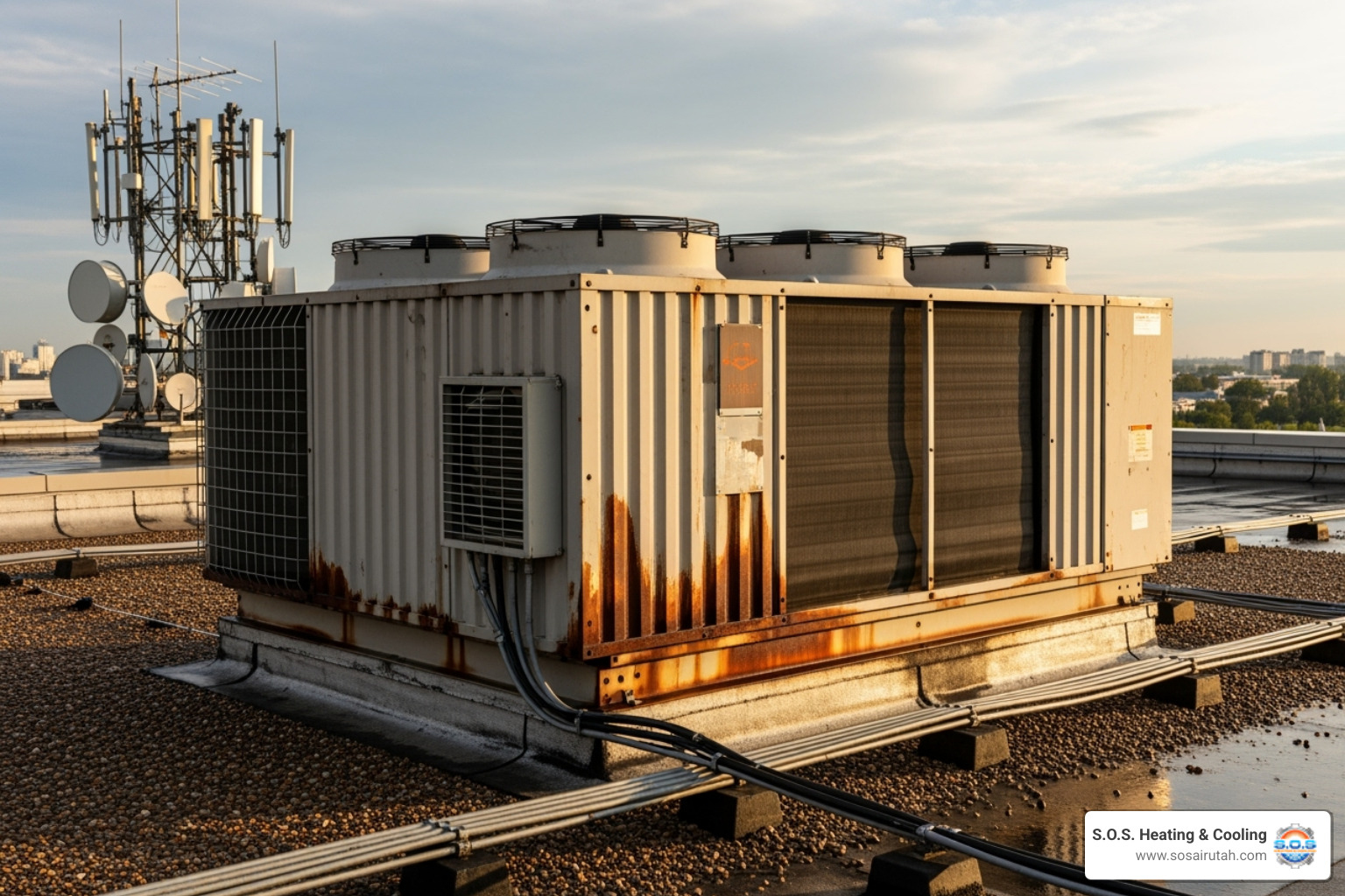 commercial rooftop AC unit - commercial ac repair utah