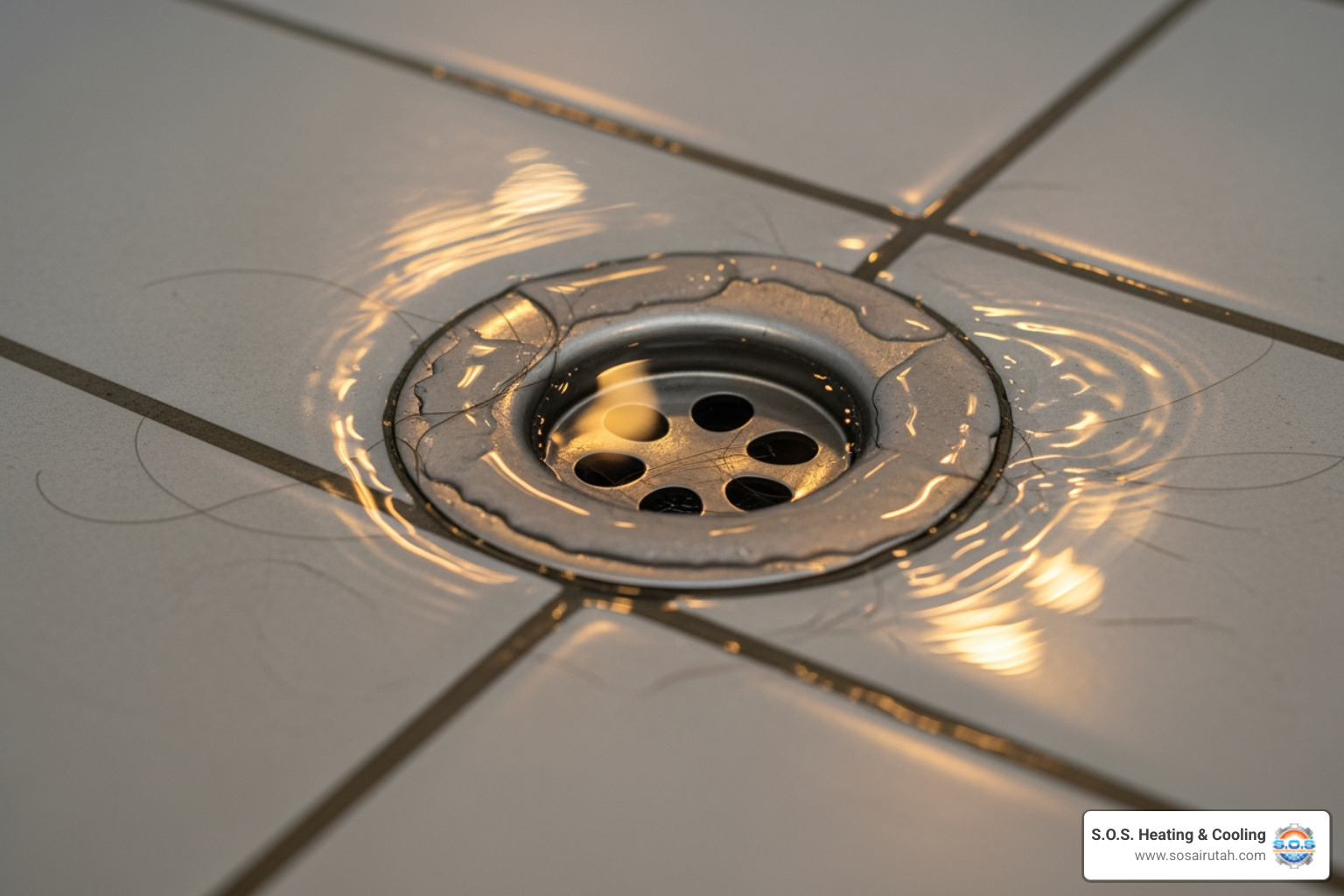 water backing up into a shower drain - clogged drain service near me