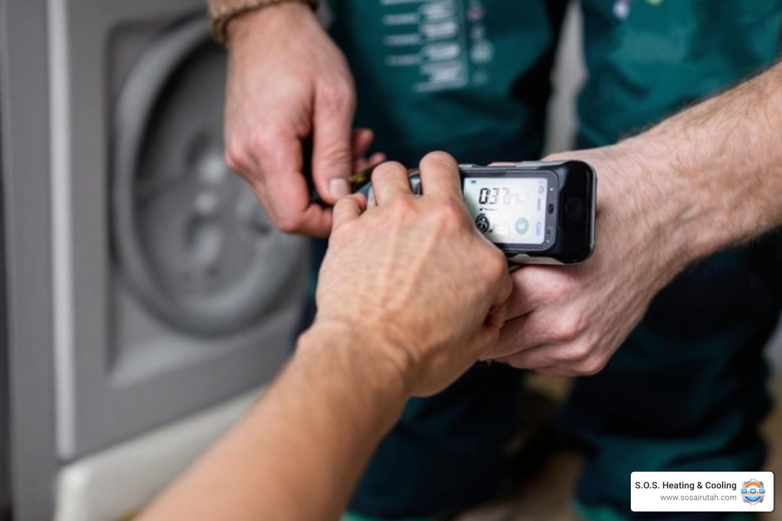 Infographic showing the top 5 warning signs your heater needs professional repair: 1. Inconsistent heating or cold spots in your home, 2. Strange noises like banging, rattling, or squealing, 3. Frequent cycling or short-cycling of the system, 4. Unexpected spike in energy bills, 5. Yellow pilot light or poor indoor air quality with dust accumulation - heating repair service in south jordan, ut