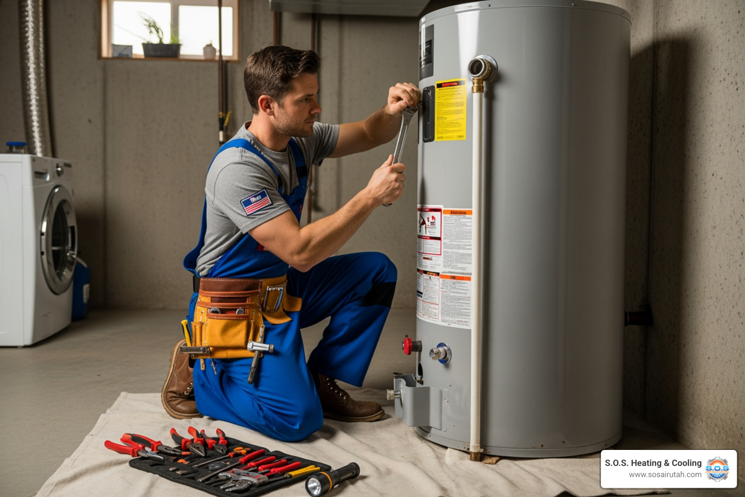 Infographic showing the top 5 warning signs your water heater needs repair: inconsistent water temperatures or no hot water, discolored or rusty water from taps, visible leaks or puddles around the tank base, strange noises like popping rumbling or banging sounds, and unexpected increases in your energy bills - water heater repair in woods cross ut Infographic showing the top 5 warning signs your water heater needs repair: inconsistent water temperatures or no hot water, discolored or rusty water from taps, visible leaks or puddles around the tank base, strange noises like popping rumbling or banging sounds, and unexpected increases in your energy bills - water heater repair in woods cross ut