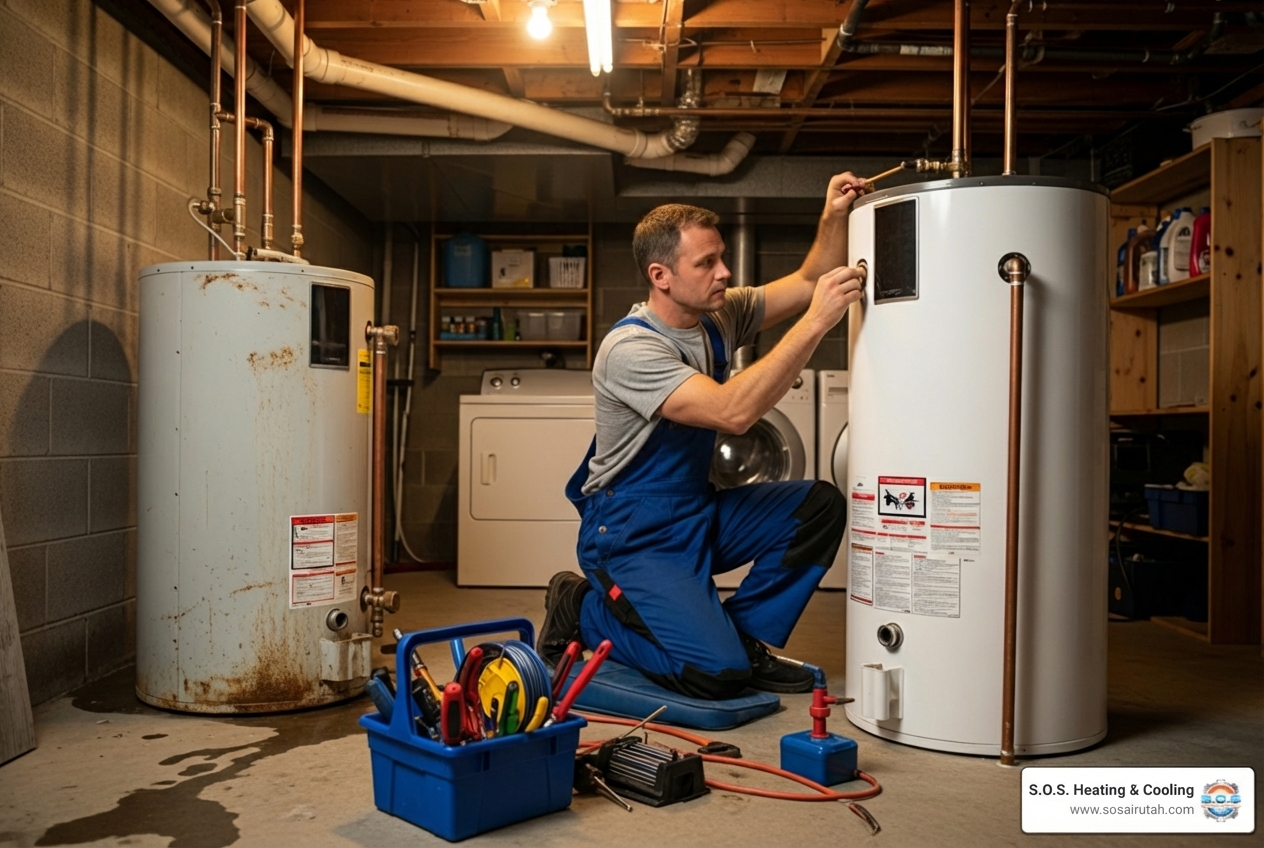 When Your Water Heater Quits: Fast Replacement in Centerville, UT