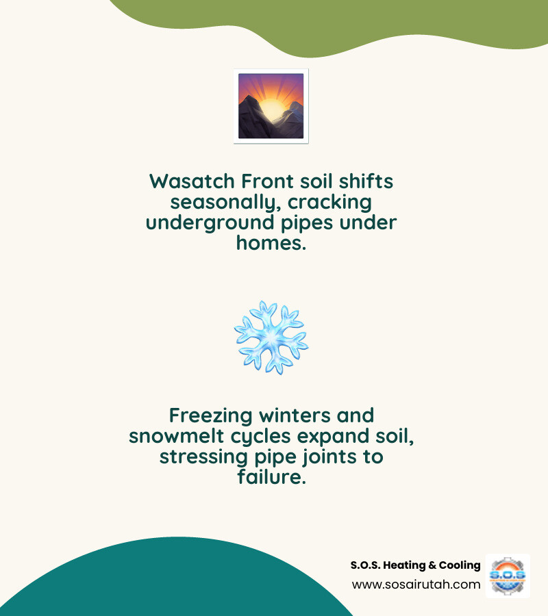 Infographic showing the pipe repair process in Centerville UT from diagnosis to solution - pipe repair in centerville ut