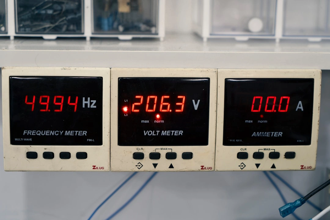digital energy meter showing reduced wattage and energy consumption digital energy meter showing reduced wattage and energy consumption