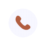 Animated white background phone icon for PestPro pest control contact services in Bangalore