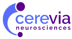 Cerevia Neurosciences biotech company logo featured in testimonial for Midea Hub healthcare presentation design and investor presentation design services