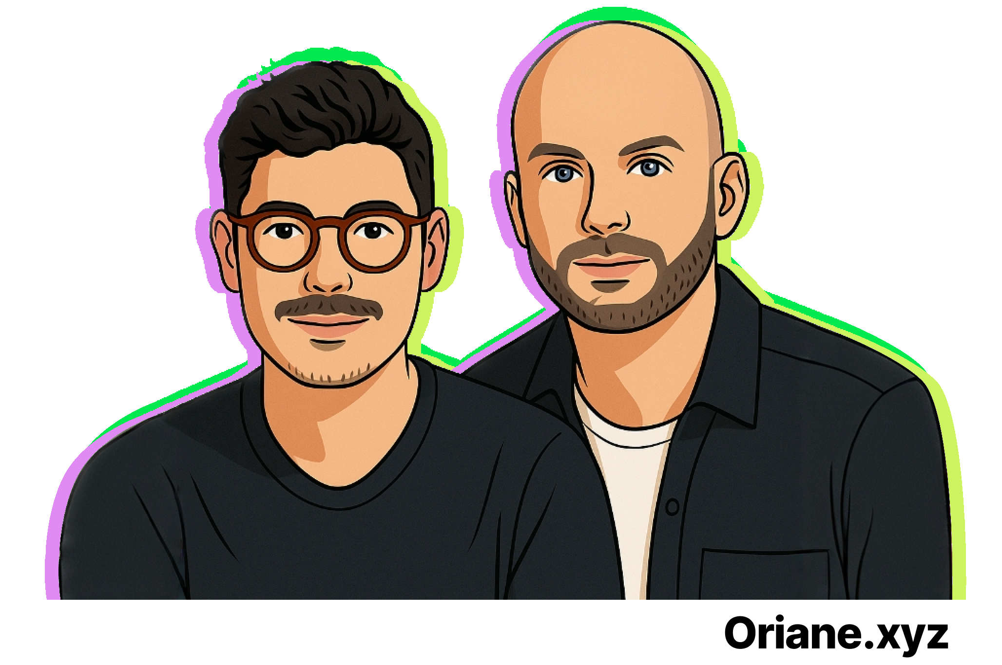 Oriane founders sticker