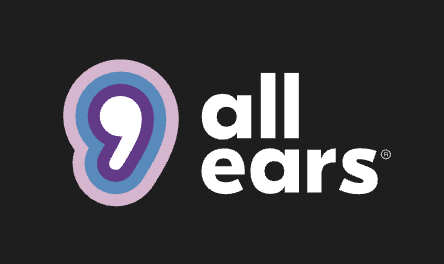 All-ears logo white