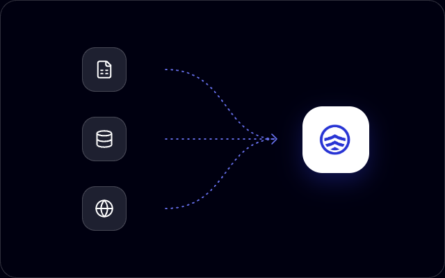 Three feeds — carrier rate sheets, the rate management system and carrier websites — converging into FreightSuite's quote engine