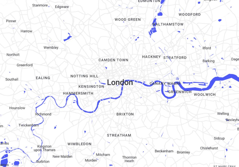 Map of London marking FreightSuite's London office