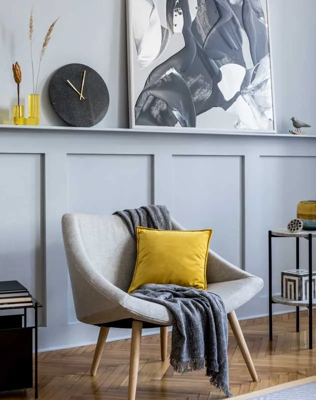 An aesthetically pleasing view of a home interior